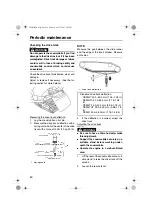 Предварительный просмотр 66 страницы Yamaha Vector RS90RX Owner'S Manual