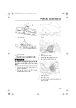 Preview for 69 page of Yamaha Vector RS90RX Owner'S Manual