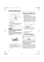 Предварительный просмотр 70 страницы Yamaha Vector RS90RX Owner'S Manual