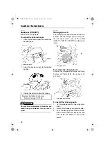 Предварительный просмотр 28 страницы Yamaha Venture Lite PZ50GTB Venture Lite PZ50MTB Owner'S Manual