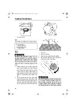 Предварительный просмотр 30 страницы Yamaha Venture Lite PZ50GTB Venture Lite PZ50MTB Owner'S Manual