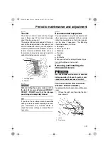 Предварительный просмотр 55 страницы Yamaha Venture Lite PZ50GTB Venture Lite PZ50MTB Owner'S Manual