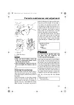 Предварительный просмотр 59 страницы Yamaha Venture Lite PZ50GTB Venture Lite PZ50MTB Owner'S Manual