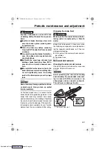 Preview for 69 page of Yamaha VENTURE PZ5NTJ Owner'S Manual