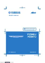 Yamaha VENTURE PZ5NXJ Owner'S Manual preview