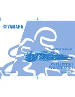 Yamaha Venture XVZ13TFSX Owner'S Manual preview