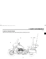 Предварительный просмотр 13 страницы Yamaha Venture XVZ13TFSX Owner'S Manual