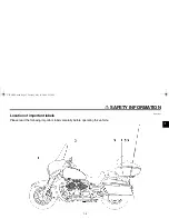 Preview for 13 page of Yamaha Venture XVZ13TFW Owner'S Manual