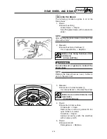 Предварительный просмотр 127 страницы Yamaha VINO XC50V Service Manual