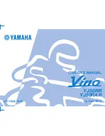 Yamaha VINO YJ50RAR Owner'S Manual preview
