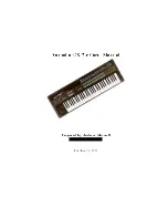 Yamaha Vintage DX7 Special Edition ROM Manual preview