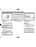 Preview for 42 page of Yamaha Virago XV125S Owner'S Manual