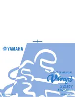 Yamaha VIRAGO XV250V Owner'S Manual preview