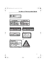 Preview for 11 page of Yamaha VK PROFESSIONAL-II 2016 Owner'S Manual