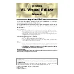 Yamaha VL Visual Editor Manual preview