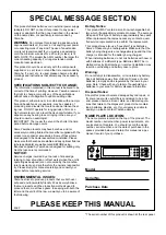 Preview for 3 page of Yamaha VL70-m Owner'S Manual