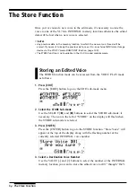 Preview for 88 page of Yamaha VL70-m Owner'S Manual