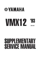 Yamaha VMX12 93 Supplementary Service Manual preview