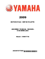 Yamaha VMX17YB 2009 Assembly Manual preview