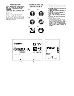 Preview for 3 page of Yamaha VMX17YB 2009 Assembly Manual