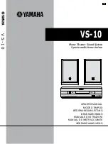 Yamaha VS-10 Owner'S Manual preview