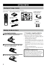 Preview for 4 page of Yamaha VS-10 Owner'S Manual