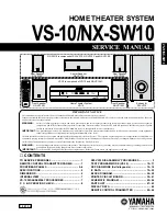 Yamaha VS-10 Service Manual preview