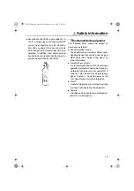 Preview for 19 page of Yamaha VX/VX Sport Owner'S Manual