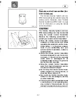 Preview for 37 page of Yamaha VX110 Deluxe WaveRunner 2006 Owner'S/Operator'S Manual