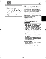 Preview for 42 page of Yamaha VX110 Deluxe WaveRunner 2006 Owner'S/Operator'S Manual