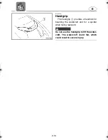 Preview for 43 page of Yamaha VX110 Deluxe WaveRunner 2006 Owner'S/Operator'S Manual