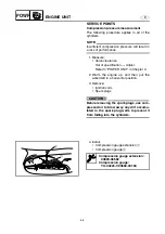 Предварительный просмотр 103 страницы Yamaha VX110 Sport Service Manual