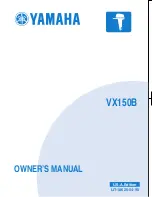 Preview for 1 page of Yamaha VX150B Owner'S Manual