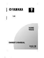 Preview for 1 page of Yamaha VX200Z Owner'S Manual