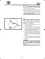 Предварительный просмотр 108 страницы Yamaha VX250B Owner'S Manual