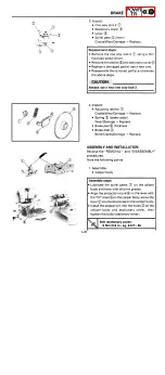 Preview for 102 page of Yamaha VX750S Service Manual