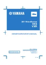 Yamaha VXS: VXR Owner'S Manual preview