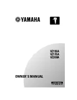 Yamaha VZ150A Owner'S Manual preview