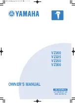 Preview for 1 page of Yamaha VZ200 Owner'S Manual