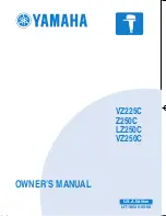 Preview for 1 page of Yamaha VZ225C Owner'S Manual