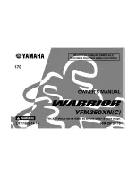 Preview for 1 page of Yamaha WARRIOR YFM350XNC Owner'S Manual