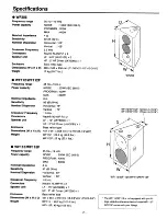 Preview for 4 page of Yamaha Waveforce WF112 Operating Manual