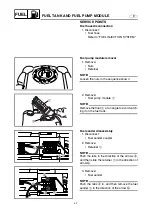 Предварительный просмотр 142 страницы Yamaha WaveRunner GP1300R Service Manual