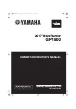 Yamaha WaveRunner GP1800 2017 Owner'S/Operator'S Manual preview