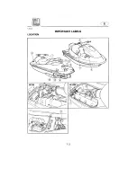 Предварительный просмотр 7 страницы Yamaha WaveRunner GP760W Owner'S Manual