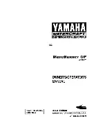 Предварительный просмотр 1 страницы Yamaha WaveRunner GP800W Owner'S/Operator'S Manual