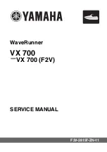 Yamaha WaveRunner VX 700 Service Manual предпросмотр