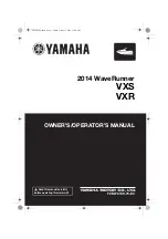 Yamaha WaveRunner VX1800-N 2014 Owner'S/Operator'S Manual preview