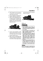 Preview for 73 page of Yamaha WaveRunner VXS 2012 Owner'S/Operator'S Manual