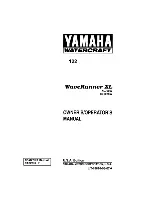 Yamaha WaveRunner XL XL760W Owner'S/Operator'S Manual preview